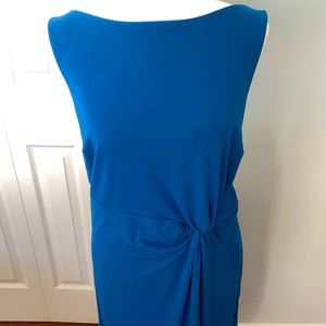 Ann Taylor Sz 14 Royal Blue Knit Dress